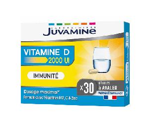 Juvamine Vitamina D 2000 UI 30 cápsulas