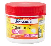 Juvamine Vitamine C 500 Formato Familiar 120 comprimidos masticables