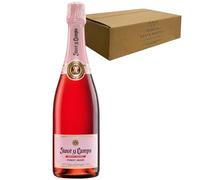 Juvé & Camps Brut Rosé Cava - Espumoso Rosado con Uvas Pinot Noir, Burbuja Fina y Sabor Afrutado - Ideal para Aperitivos - 1 Botella 75cl