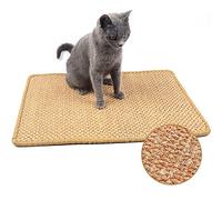 JUVEL Alfombrilla Scratcher Cat, Almohadilla De Sisal Natural, Estera para Rascar El Gato, Cuidado De Las Patas del Gato, Protege Alfombras, Muebles Y Sofás (M : 40×60cm)