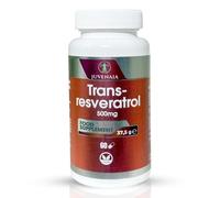 JUVENAIA - Trans Resveratrol Puro 500 mg, 60 Cápsulas, Concentración superior al 99% analizada por HPLC, el Resveratrol de raíz de planta Polygonum Cuspidatum - Calidad Testada en Laboratorio