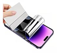 JUVENPROTO Paquete de 3 protectores de pantalla para Motorola Edge 40 Neo TPU Films, desbloqueo de huellas dactilares, HD transparente, antiarañazos, sin burbujas, ultrafino, fácil instalación para