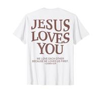 Juventud Jesús Te Quiero Dios Cristiano Buen Niño Hijo Yo I Camiseta