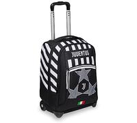 Juventus Big Trolley STARS OF GLORY, Negro, 2 en 1 Correas de hombro para uso Mochila, Escuela y Ocio, Negro, Talla única, Moderno