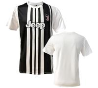 JUVENTUS Camiseta de fútbol temporada 2025/26. Réplica del estadio oficial para adulto, niño y niño, Blanco y negro, 4 años