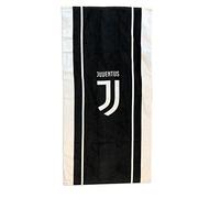Juventus - Toalla de Playa, Color Blanco y Negro, 70 x 140 cm