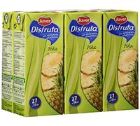 Juver disfruta - Bebida Refrescante de Zumo de Piña, 6 x 200 ml - [Pack de 5]