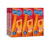 Juver - Melocotón Bebida Refrescante Sin Azúcar, 6 x 200 ml - [Pack de 5]