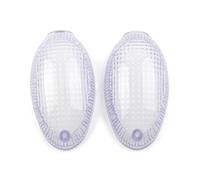 Juvra Luz señal giro motocicleta 2x para giro de motocicleta para lámpara señal indicador frontal luz intermitente cubierta lente carcasa para Monster 2006-2010(Clear)