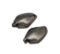 Juvra Luz señal giro motocicleta Pantalla de para giro para carcasa lámpara señal para CBR 500R CB500F CBR650F CTX700 NC700 CRF250L MSX125 para CMX(Negro)