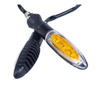 Juvra Luz señal giro motocicleta Para Giro de motocicleta para señales amarillo para lámpara señal intermitente delantero trasero para luz indicadores