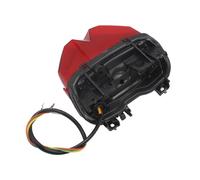 Juvra Luz señal giro motocicleta Reemplazo de luz trasera motocicleta para MT09 2021 2022, freno LED para señales, integrada, modificada(Rojo)