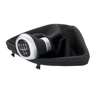 Juvra Pomo de la palanca de cambios del coche Para BMW Serie 1 E81 E87 E88 E82 Pomo de cambio marchas manual Cubierta la funda palanca cambios 5 6 Para velocidad(5)