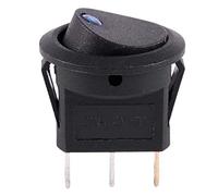 Juwaacoo - Interruptor LED de 12 V para coche, barco, color azul