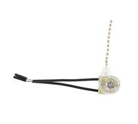 Juwaacoo - Lámpara de techo con ventilador con cadena de tracción 3 A, 250 VAC 6 A, 125 VAC