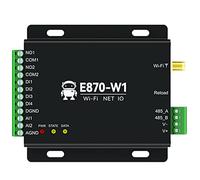 Juwaacoo Piezas de repuesto Accesorios WiFi Edge Adquisición Gateway IO Controller Ethernet RS485 4DI+2DO+2AI E870-W1 UDP/MQTT Protocolo Modbus