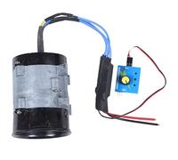 Juwaacoo Ventilador de admisión 12V aumento bronceado cargador de Turbo de la turbina eléctrica universal coche