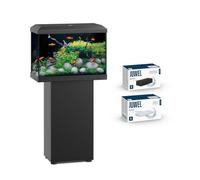 JUWEL Aquarium Primo 70 LED 2.0 Combo Negro Paquete Premium