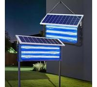 JUXDZISHW 30w,Lámpara Mata Mosquitos Eléctrica Recargable con Panel Solar - Trampa Inalámbrica para Insectos, Ideal para Interior y Exterior