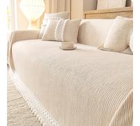 JUXDZISHW Flesh,71''*91'',Funda Sofa 4 Plazas, Manta Cubre Sofa Four Seasons, Universal, Reversible, Grande, Gruesas, Antideslizantes, Decoración De Interiores, para Salón