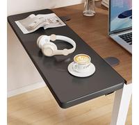 JUXDZISHW Negro,70 * 25,Bandeja de extensión ergonómica de Escritorio, Bandeja de extensión de Escritorio de 70 * 25cm, Abrazadera sin Perforaciones, Bandeja Plegable para cajón de Teclado