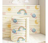JUXDZISHW Rojo,0.4 * 2,Anticolisión Acolchado Pared de Esponja Autoadhesivo - Multiusos Protector Pared Cama Niños Autismo, Espuma para Tapizar Paneles Decorativos DIY Cortable para Tatami