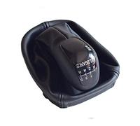 JUXERP For Mercedes-Benz, Clase C W203 S203 Perilla de palanca de cambios de automóvil 5 6 velocidades Palanca Perilla Palanca de cambios Cubierta de bota Gaitor de cuero Pomo de cambio de marchas par
