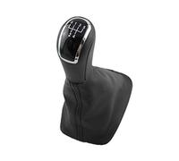 JUXERP For Skoda, Fabia 1 MKI 2000 2001 2002 2003 2004 2005 2006 2007 2008 Estilo de Coche 5 velocidades Perilla de Caja de Cambios Bota de Cuero Pomo de Cambio de Marchas para Coche