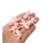 JUXINDA 24 piezas Mini plástico Baby Favor Suministros para Baby Shower y Ice Cube Juego, 1.2 pulgadas, Juxinda - Juego de 24 cubitos de hielo para bebé (plástico, 1,2 pulgadas), color rosa