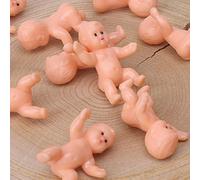 JUXINDA 24 piezas Mini plástico bebé Favor Suministros para Baby Shower y Ice Cube Game, 1.2 pulgadas, Latino