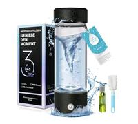 Juxujoin Generador de botellas de agua de hidrógeno actualizado 2026【Nº 1 de doble contenido de hidrógeno】【Top de la industria, bloqueo de hidrógeno de 24 horas】| 0 cloro y 0 ozono | Sello 100% a