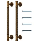 JUYAXIN 1 par de tiradores de aleación de zinc para cajones de gabinete, muebles vintage, decoración de armarios de aleación de zinc, decoración de puerta de armario