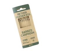 JUYAXIN Accesorios de aparejos de pesca, aparejos preatados para principiantes y profesionales, métodos de gancho de púas, aparejos de alimentación para Lake River, nailon de alta resistencia