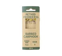 JUYAXIN Accesorios de aparejos de pesca, aparejos preatados para principiantes y profesionales, métodos de gancho de púas, aparejos de alimentación para Lake River, nailon de alta resistencia