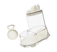 JUYAXIN Alimentador automático para hámsteres, amplia capacidad de almacenamiento, higiénico, desmontable, fácil mantenimiento, transparente para roedores