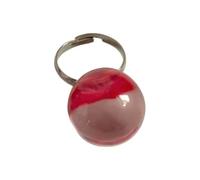 JUYAXIN Anillos ajustables de bola de cristal de color caramelo caprichoso, joyería de moda, accesorios de dedo para mujeres y adolescentes, anillos abiertos ajustables de cristal para mujer, One Size