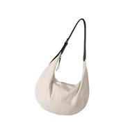 JUYAXIN Bolso cruzado multiusos con diseño inspirado en Corea, práctico bolso de hombro de tela con correa ajustable para uso diario, bolso cruzado coreano, Black, One Size