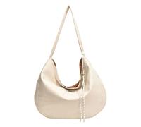 JUYAXIN Bolso de gran capacidad para mujer, hombro simple, axilas, asa superior, a juego, para otoño, invierno, axila, gran capacidad, asa superior para otoño e invierno, White, One Size