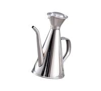 JUYAXIN Botella de aceite de cocina de alta precisión, acero inoxidable, a prueba de fugas, agarre antideslizante, diseños resistentes, botella de aceite esencial con mango ergonómico