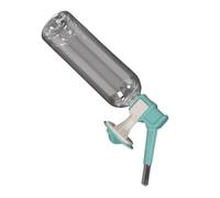 JUYAXIN Botella de agua con válvulas automáticas para mascotas con boquilla a prueba de fugas, diseño colgante, para uso en interiores y exteriores, botella de agua montada en la pared para mascotas