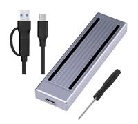 JUYAXIN Carcasa de metal PCIe NVMe con iluminación Argb personalizable, transferencia de datos de alta velocidad y amplia compatibilidad PCIe