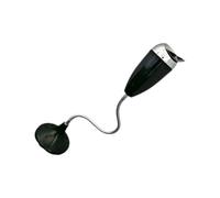 JUYAXIN Cenicero de metal resistente al viento para exteriores, diseño curvado, forma de botella de vino, base resistente, tapa abatible para patio, jardín, cenicero de metal ajustable y flexible para