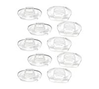 JUYAXIN Cojines de nariz ajustables de silicona para niños, ajuste cómodo, fácil de instalar, marco antideslizante, accesorios para la nariz, almohadillas para la nariz para niños, talla única, como