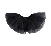 JUYAXIN Collar ajustable con volantes retro para disfraces de la era victoriana y cosplay, accesorio de Halloween, versátil victoriano, Negro, Talla única