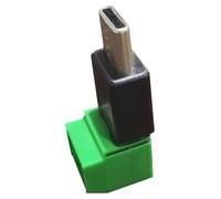 JUYAXIN Conectores de terminal USB C desmontables para montaje de cable de carga, no necesita terminales de soldadura, contactos negativos positivos, adaptador OTG a tipo C