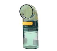 JUYAXIN Dispensador de sal con dosificación, pimiento, cuantitativo, tipo empuje, botella de condimento, tarro de azúcar, botella de control cuantitativo