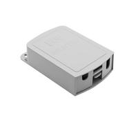 JUYAXIN Divisor resistente a la intemperie de 48 V a 12 V 1.2 A, amplificadores Gigabit, extensor Ethernet para sistemas de vigilancia 10/100 Mbps