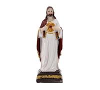 JUYAXIN Estatua clásica del Santo Padre y la Madre, regalo religioso católico, decoración del hogar, estante, ayuda religiosa, figura sagrada