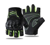 JUYAXIN Guantes de motocicleta antideslizantes transpirables con acolchado protector y agarre flexible para ciclismo de larga distancia, guantes antideslizantes para motocicleta