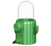 JUYAXIN Jaula automática de 250 ml para propietarios ocupados, diseño de cactus, dispensador a prueba de fugas para comederos de jaula de pájaros